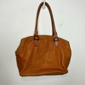 Mark & Graham honey leather bag‎ large shoulder bag